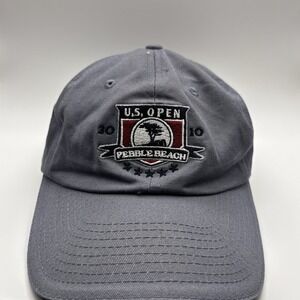 Golf 2010 US Open Pebble Beach USGA‎ Member Gray Unisex Adult Strapback Hat